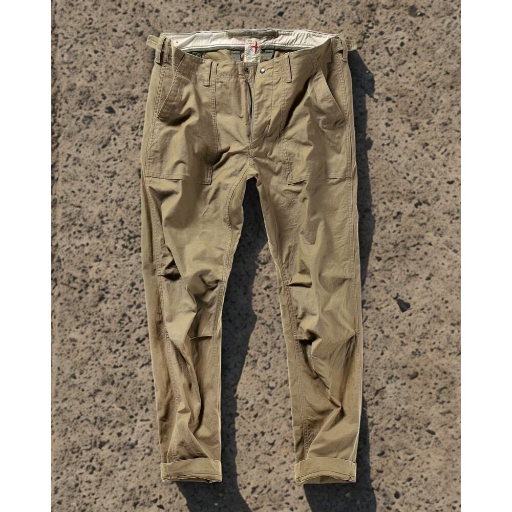 Relwen Military Supply Pant Worker Khaki 36x28 Utility Cargo Pants USA Style